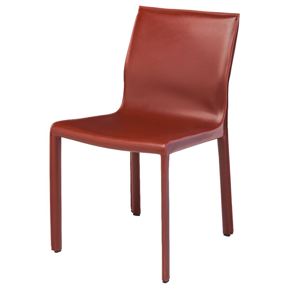 Nuevo HGAR367 COLTER DINING CHAIR in BORDEAUX